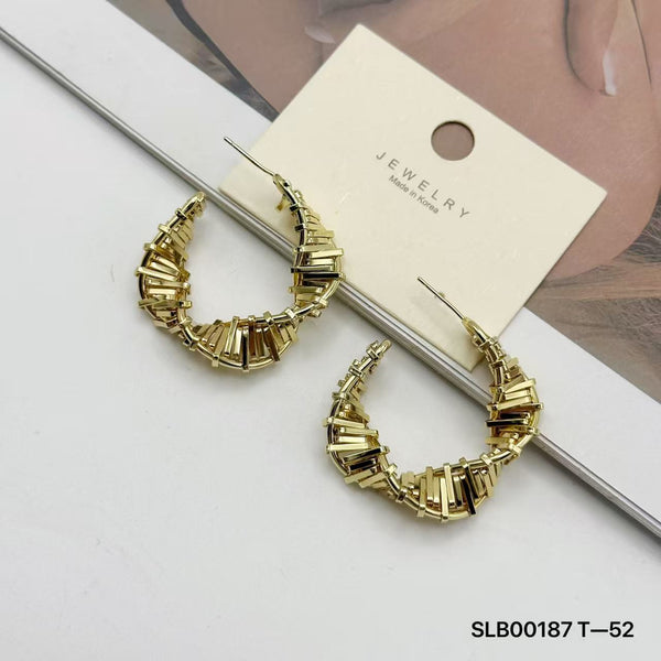 Aura Twists Chunky twisted earrings