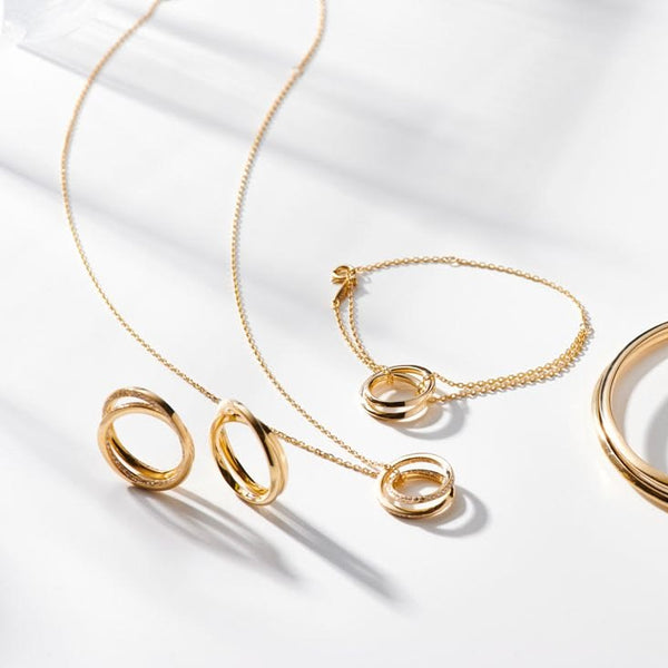 hooper hoop gold earings