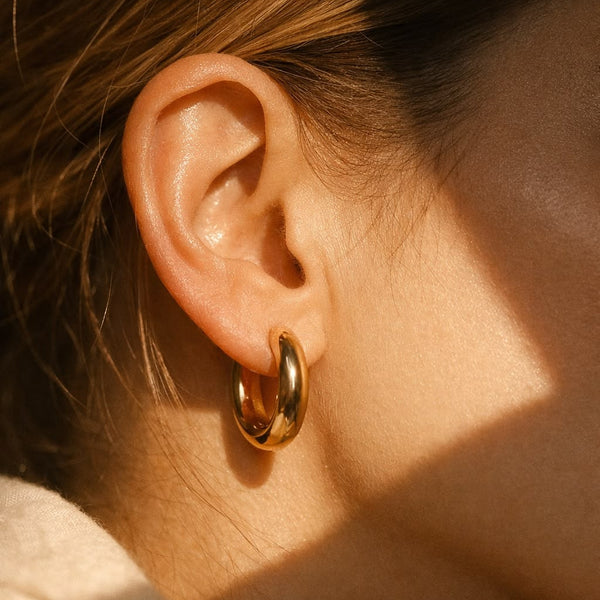 Aura Twists Chunky twisted earrings