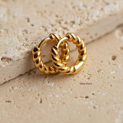Aura Twists Chunky twisted earrings