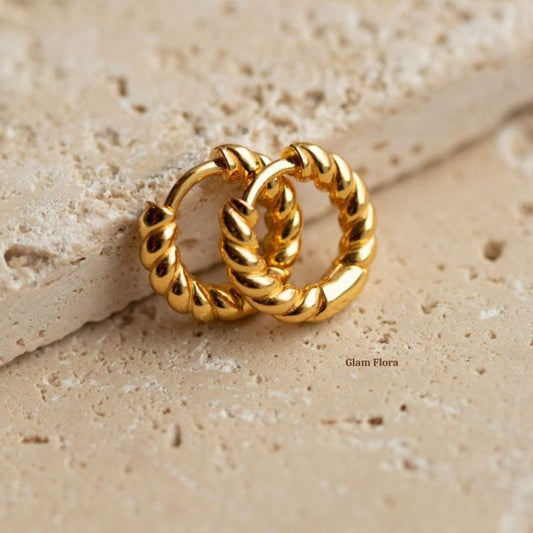 Aura Twists Chunky twisted earrings